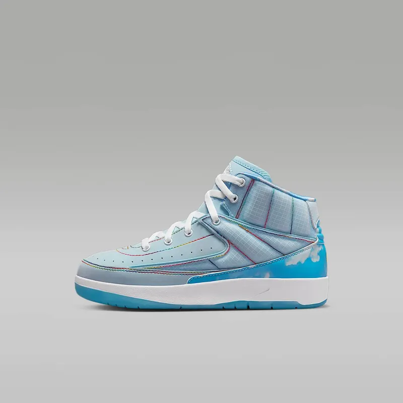 Air Jordan 2 PS J Balvin “Celestine Blue / Multi-Colour / White” (DQ7693-419)