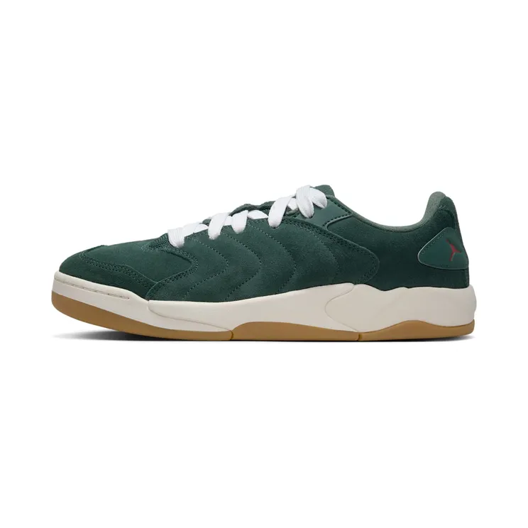Jordan Session “Midnight Green / Deep Fir / Pale Ivory / Varsity Red” (IB3731-300)