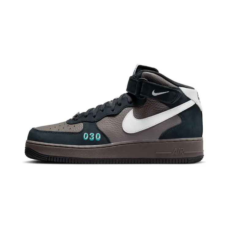 Nike Air Force 1 Mid Berlin – “Cave Stone / White-off Noir-washed Teal” (DR0296-200)