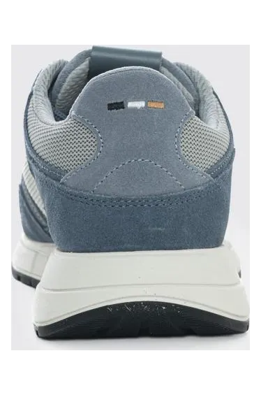 Boss Mesh and Suede Sneakers Denim (50554612460) (2)