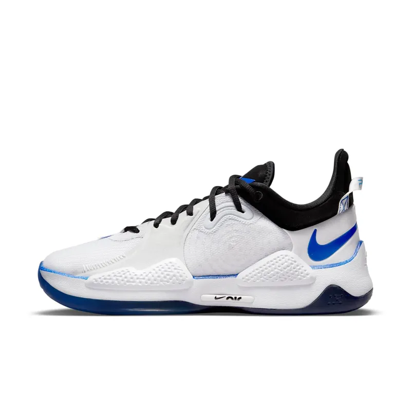 Nike PG 5 PlayStation (2021) – “White / Royal / Black” (CW3144-100)