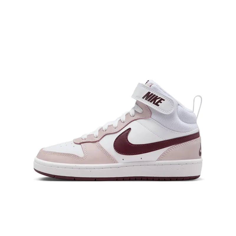 Nike Court Borough Nike Court Borough Mid White – Pink – bordeauxrood (CD7782-118)
