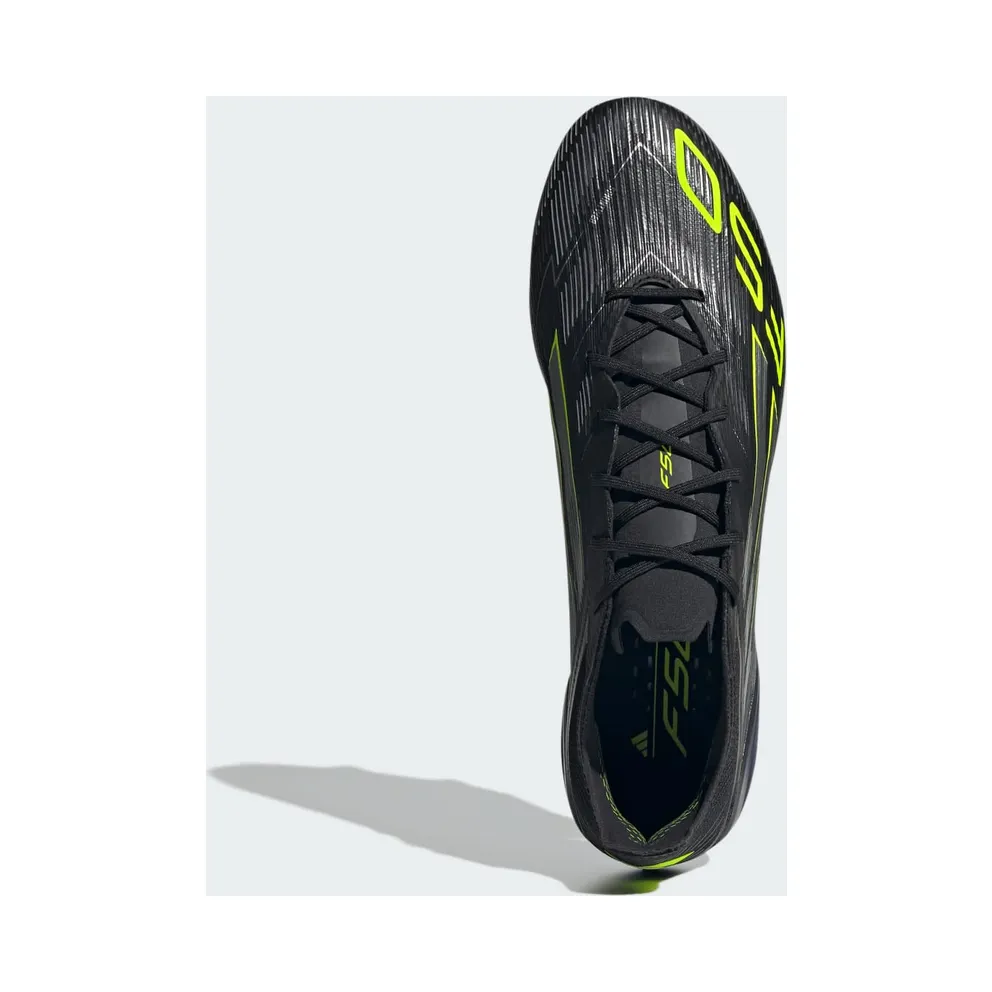 adidas F50 Elite Soft Ground Boots “Core Black / Iron Metallic / Lucid Lemon” (JH7632)
