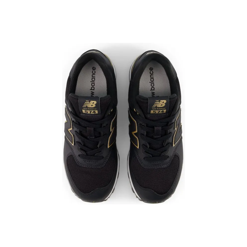 New Balance 574 Lace GS “Black Gold” (GC574GL)