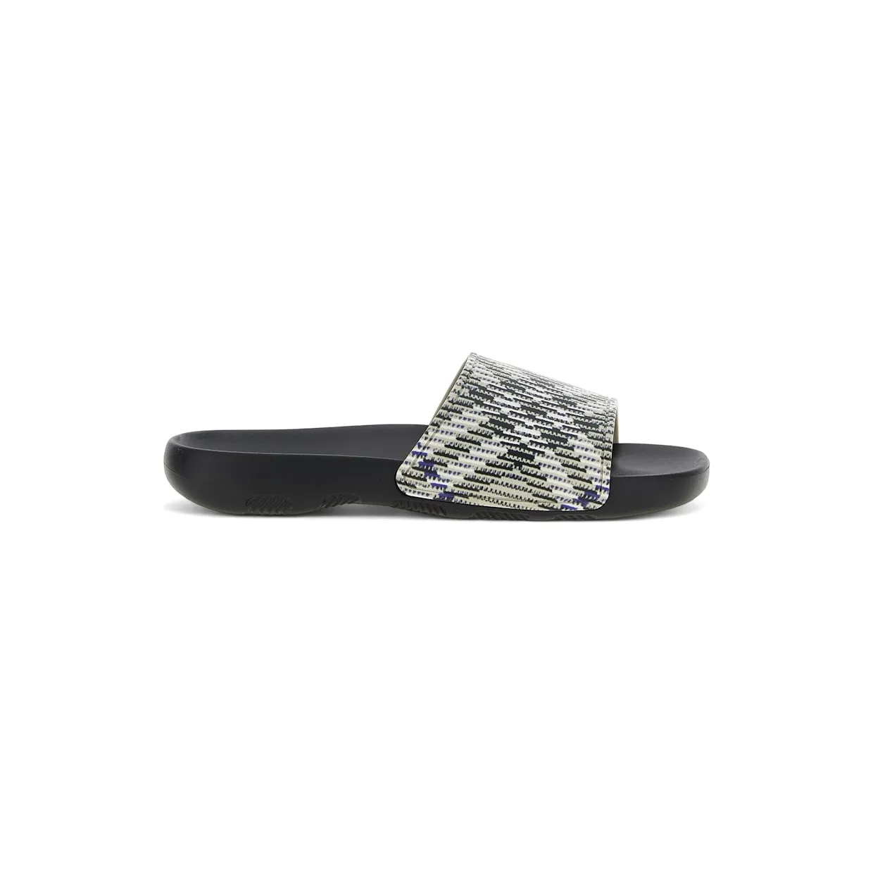 Burberry Printed Rubber Slides Sand Ip Check (8102419)