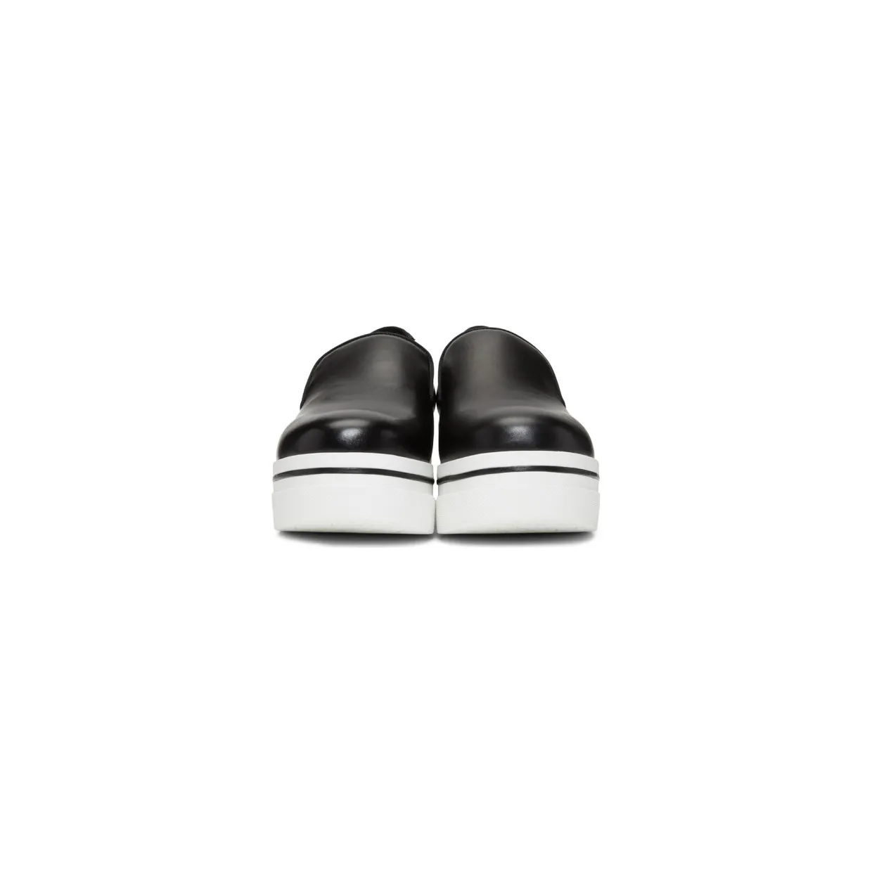 Stella McCartney Black Binx Platform Slip-On Sneakers (580181W188Q) (2)