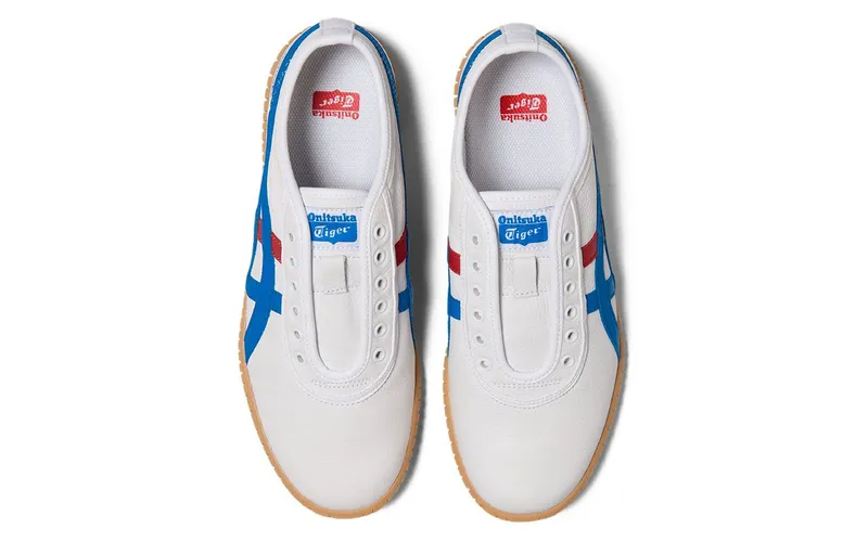 Onitsuka Tiger Tsunahiki Slip-On White Directoire Blue Red (1183C529-100)