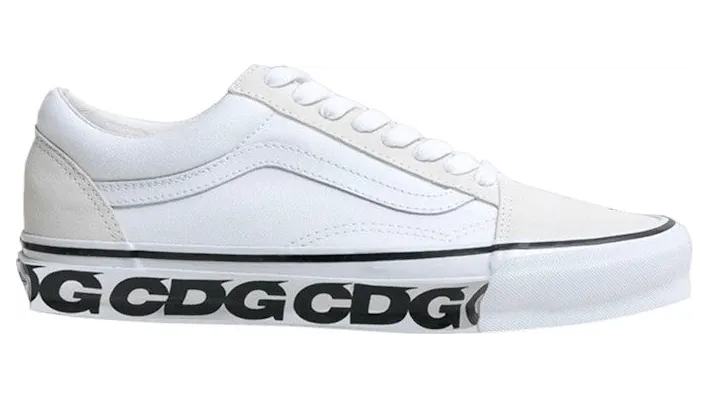 Vans Old Skool Commes des Garcons White (VN0A4P3XQLZ)