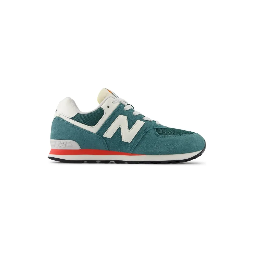 New Balance 574 Big Kid ‘New Spruce Blast Red’ (GC574VPG)