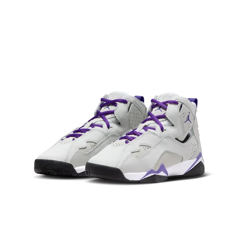 Jordan True Flight Light Base Grey White Black Purple Venom (343795-052)