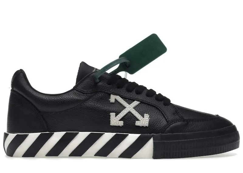 OFF-WHITE Vulc Low Leather Black White SS22 (OMIA085C99LEA0011001)
