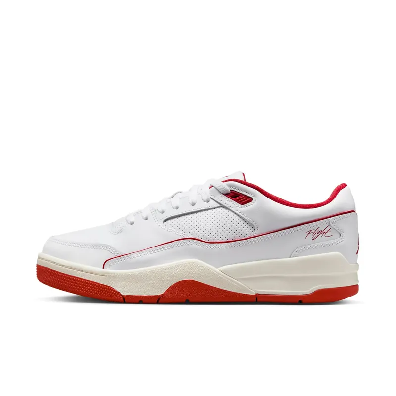 Jordan Flight Court White Sail Black Varsity Red (HF3255-106)