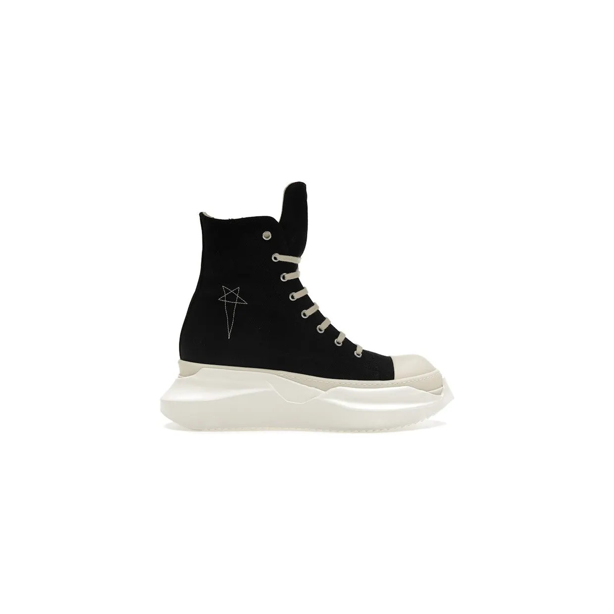 Rick Owens DRKSHDW Abstract High Top Embroidered Pentagram Black (DU01C6840-DQEM49-811)