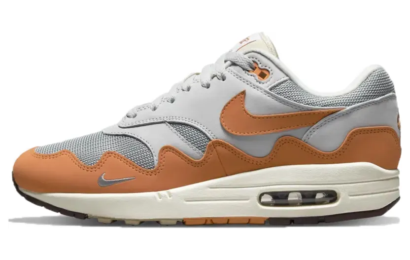 Nike x Patta Air Max 1 Waves Monarch (Special Box) – “Metallic Silver / Monarch-pure Platinum” (DH1348-001SP)