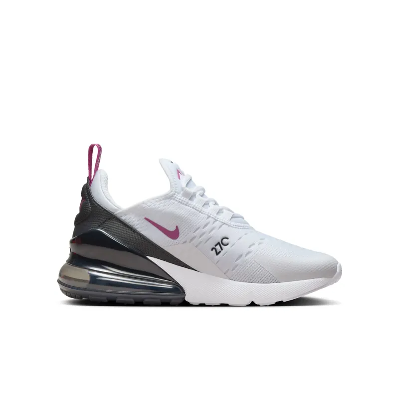 Nike Air Max 270 White Anthracite Hot Fuchsia (943345-120)