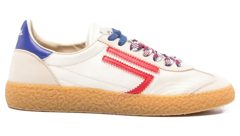 Puraai Gaeta sneakers met gestreept detail – Beige (PU601X048)