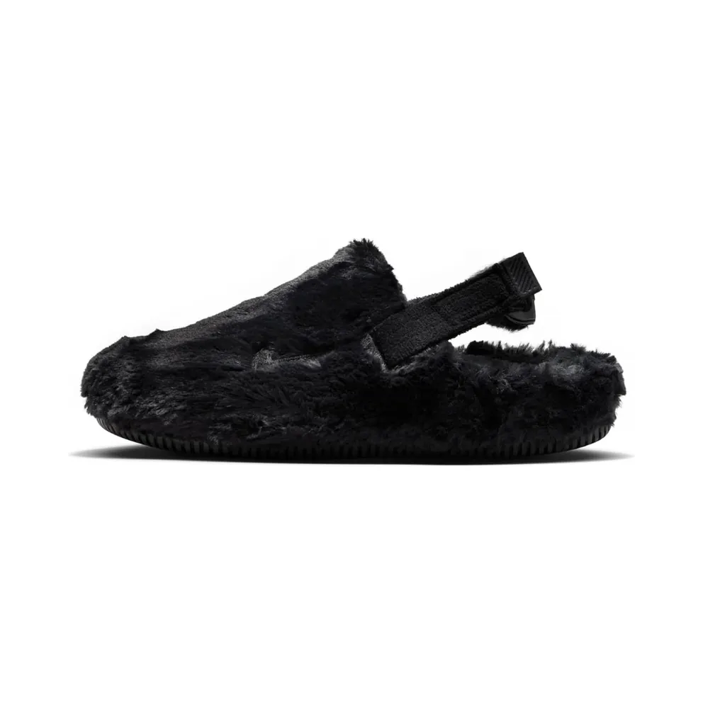Nike Calm Mule Fur “Black” (FZ3119-001)