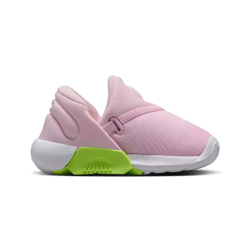 Nike Swoosh Go “Pink Foam / Volt / Barely Volt / Sail” (IB3362-600)
