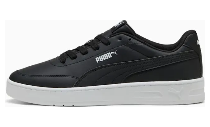 Puma Court Classic Clean Black White Midsole (402223-03)