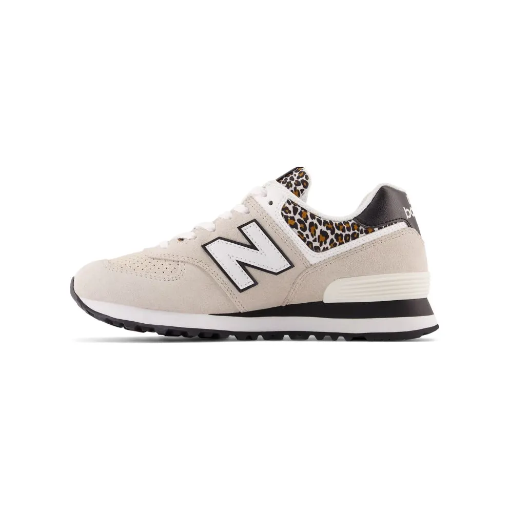 New Balance 574 Grey Black Leopard Print (WL574AY2)