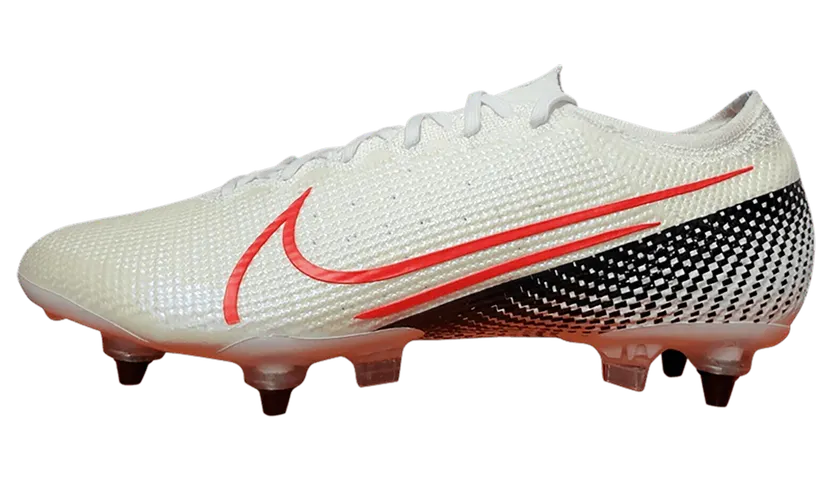Nike Mercurial Vapor 13 Elite SG Pro AC “White / Laser Crimson” (AT7899-161)