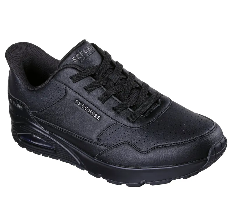 Skechers Slip-ins: UNO – Banksia Luxe Sneaker Black