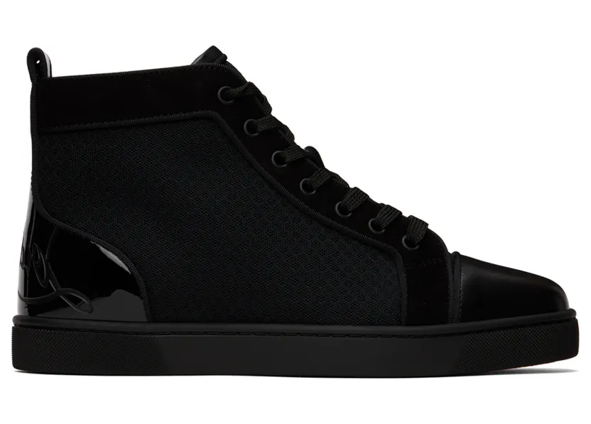 Christian Louboutin Black Fun Louis Sneakers (3220713)