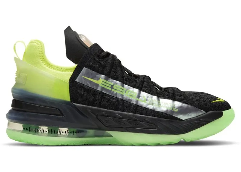 Nike LeBron 18 Black Crimson Volt (CW2760-009)