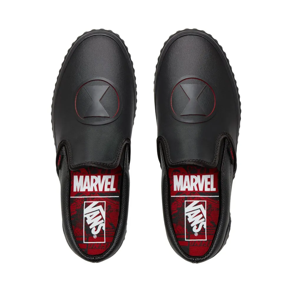 Vans Slip-On Marvel Black Widow Black/Black (VN0A38F7U7K)