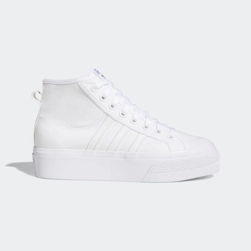 Adidas Nizza Platform Mid Cloud White / Cloud White / Cloud White (FY2782)