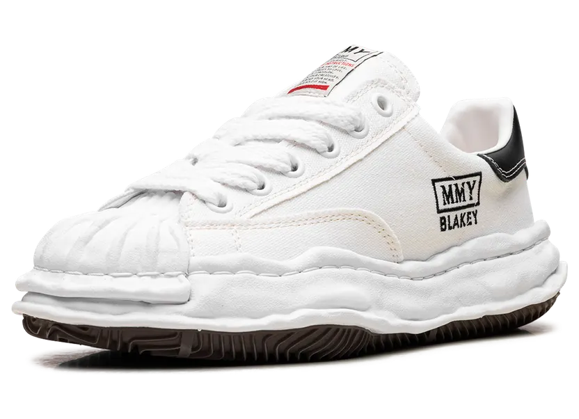 Maison Mihara Yasuhiro Blakey OG Sole Canvas Low “WHITE” (A08FW735-WHT) (3)