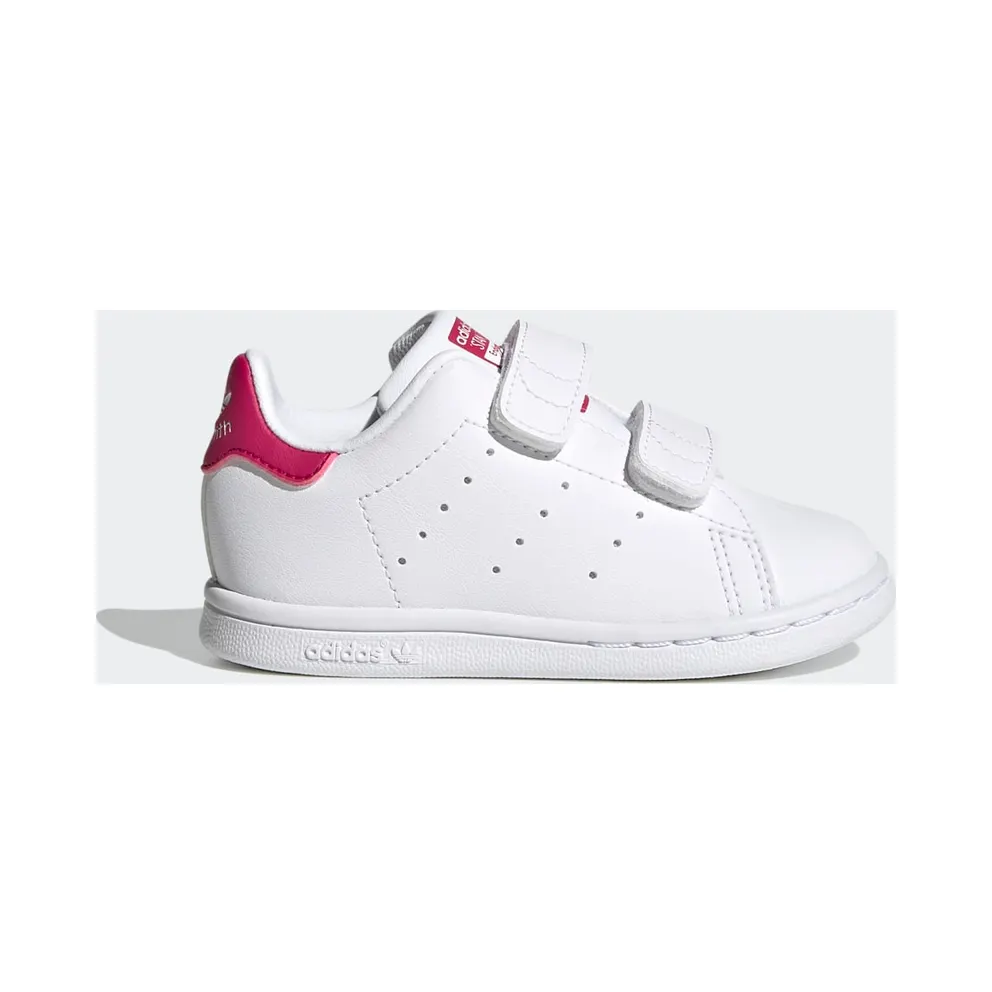 adidas Stan Smith Schuh Cloud White / Cloud White / Bold Pink (FX7538)