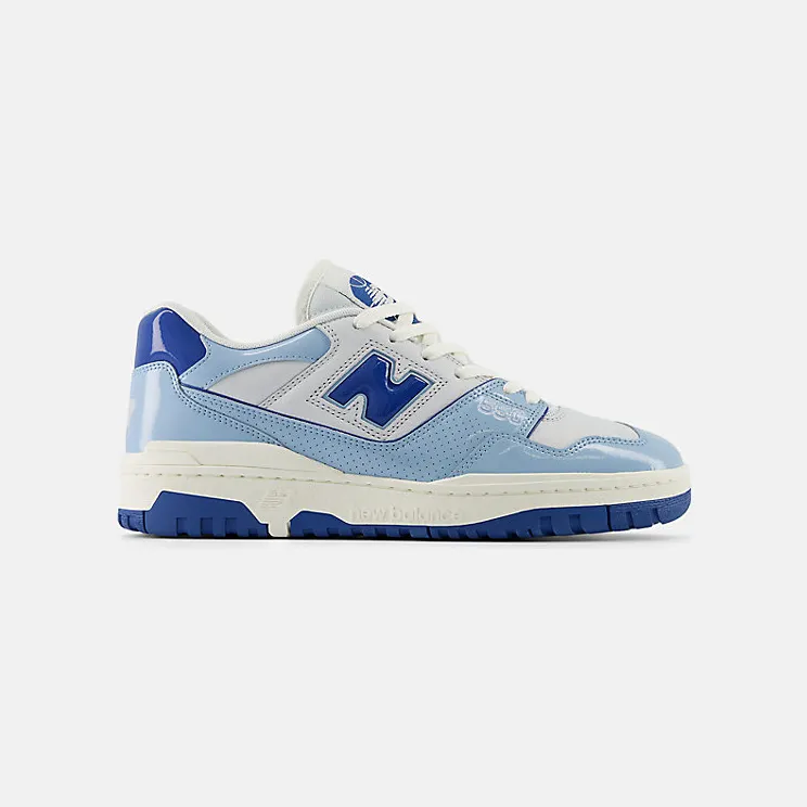 New Balance 550 “Patent – White / Powder Blue” (BB550YKE)