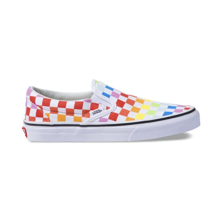Vans Classic Slip-On Rainbow Checkerboard (VN0A3UT7U09)