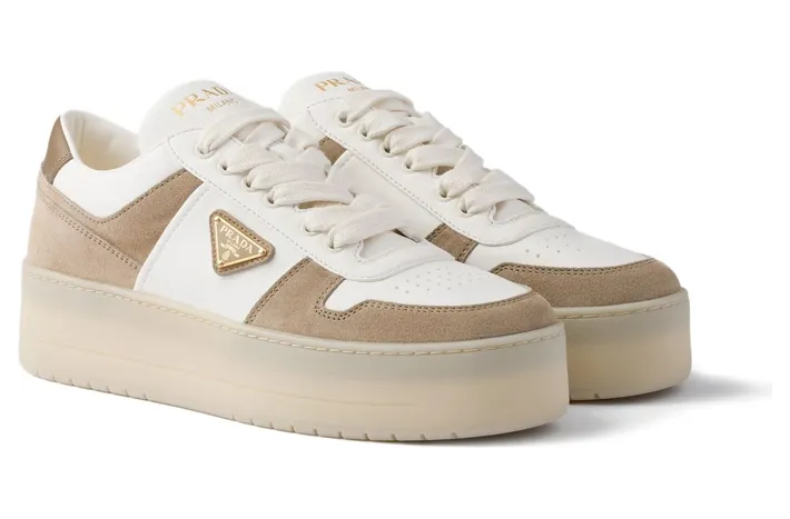 Prada Downtown Bold Nappa Leather and Suede “White/Neutrals” (1E792M F D050 MLO F0F24) (3)