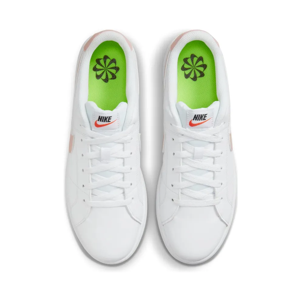 Nike Court Royale 2 “White / Black / Team Orange / Pink Oxford” (DH3159-101)