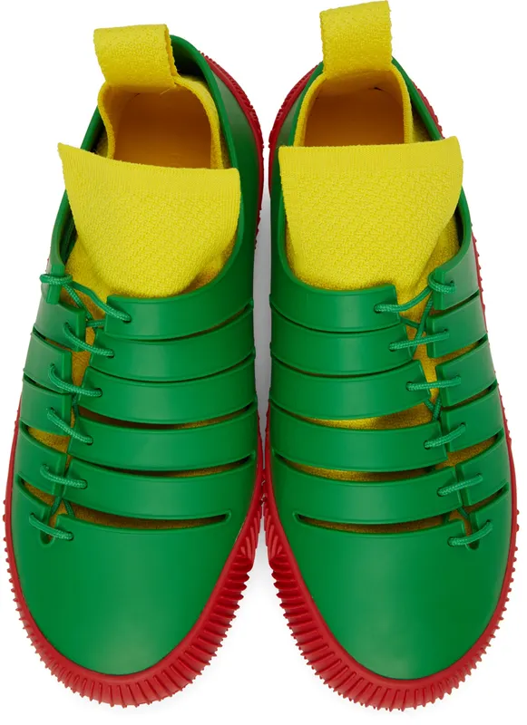 Bottega Veneta White Climber Sneakers (658725 V00P1)