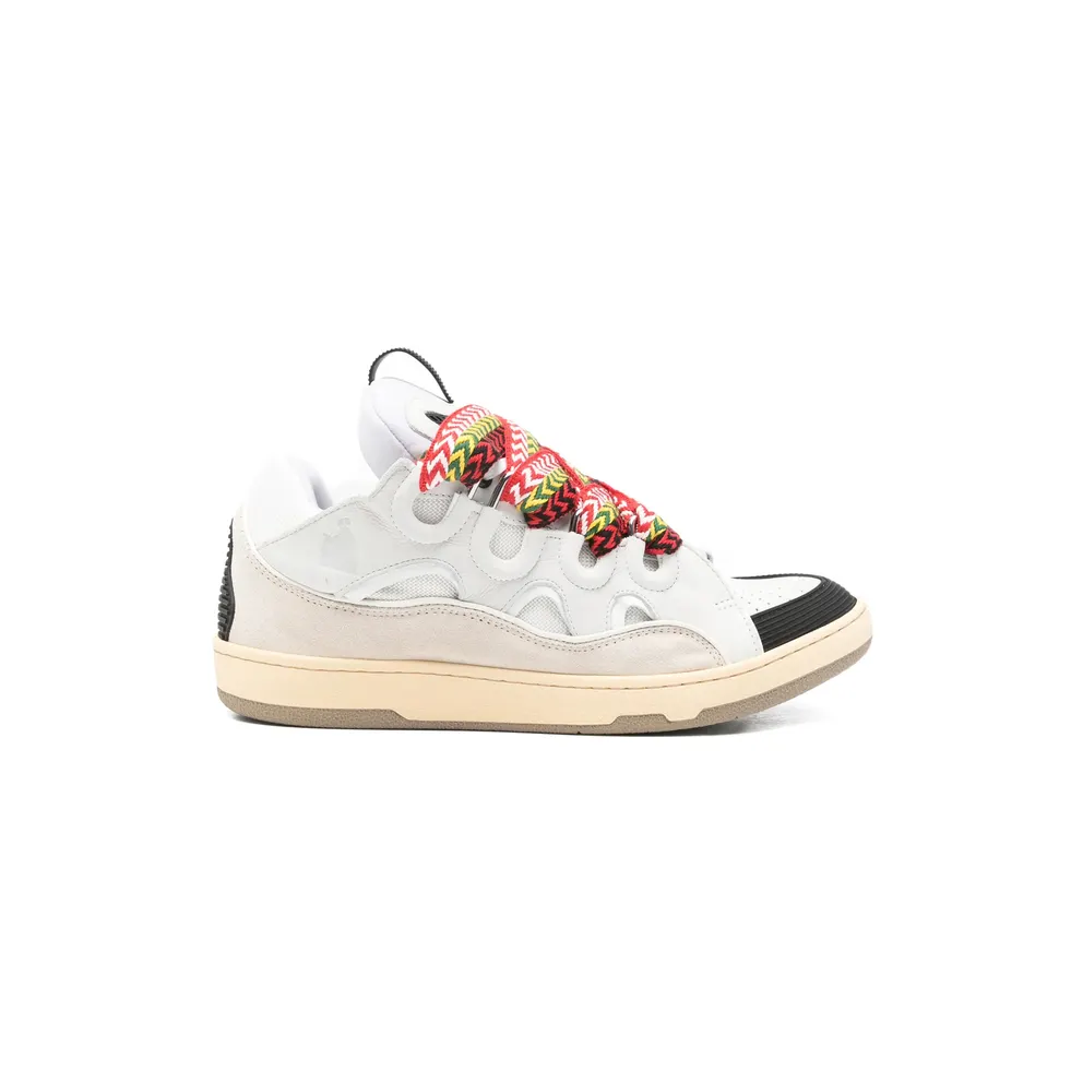 Lanvin Curb “White/Neutrals” (FU-SKDK12 DRA3-P26 00)