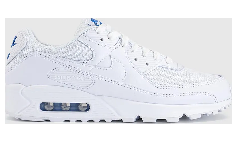 Nike Air Max 90 White / White / Blue Crystal (DM0029-123)