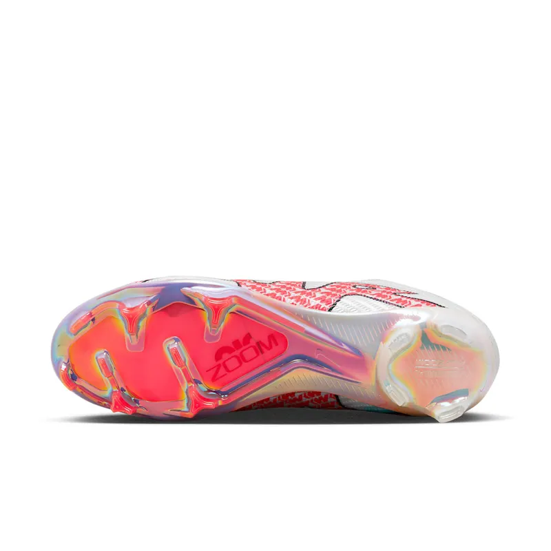 Nike Zoom Mercurial Vapor 15 Elite FG White Bright Crimson (DJ4978-101)