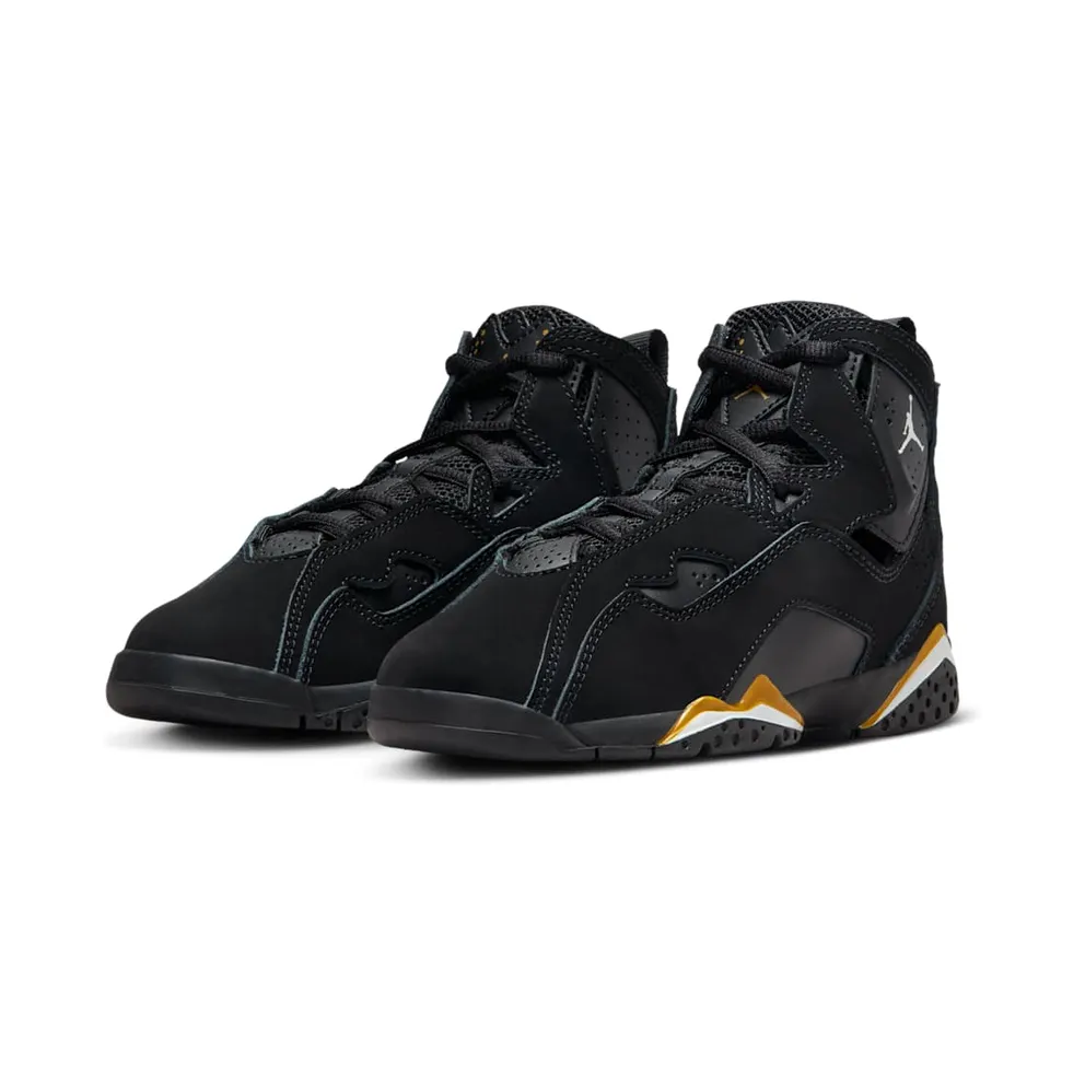Jordan True Flight Black Metallic Gold White (343796-017)