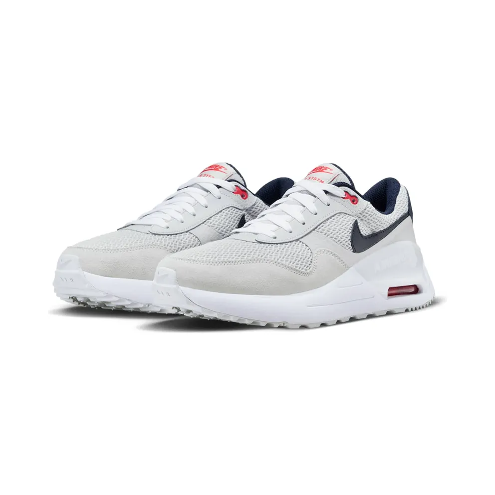 Nike Air Max Systm “Photon Dust / White / Track Red / Obsidian” (DM9537-013)