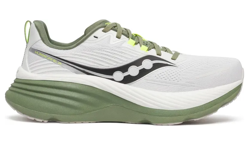 Saucony Hurricane 24 White Olivine (S20933-136)