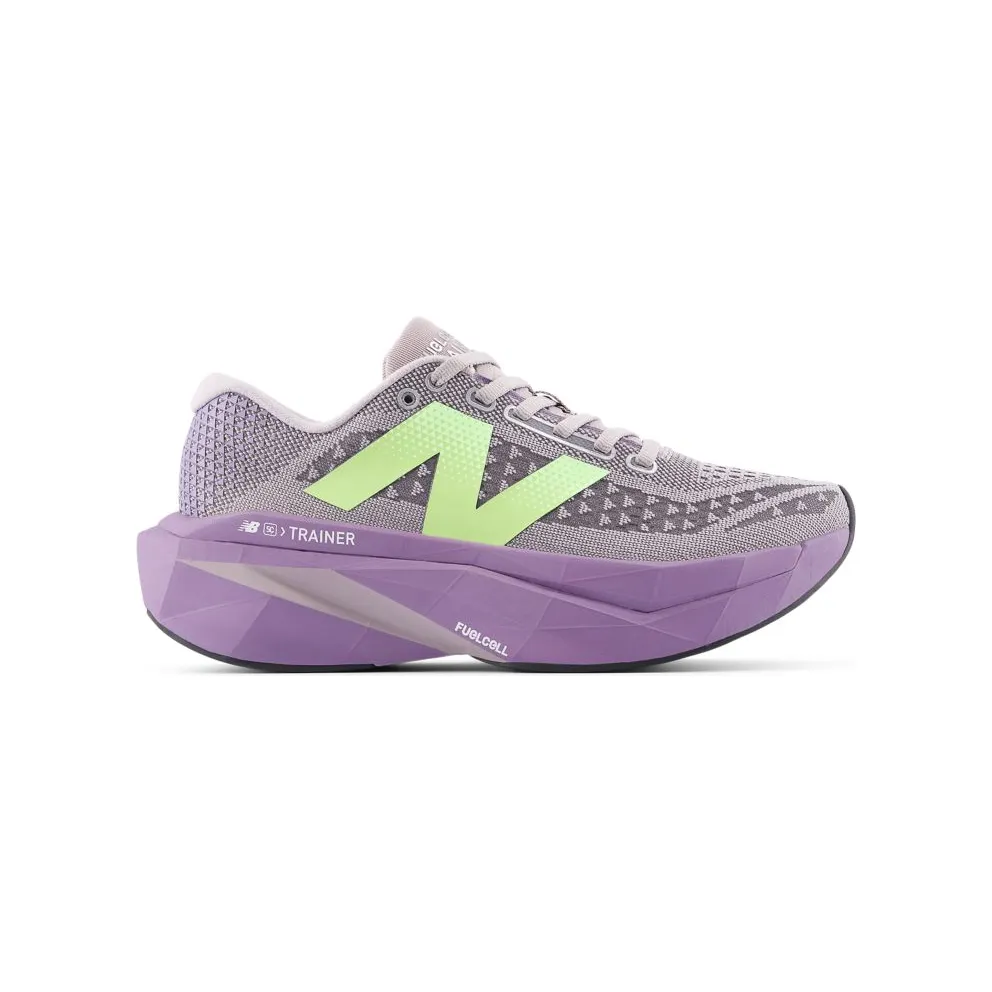 NEW BALANCE FuelCell SuperComp Trainer v3 “TRUFFLE SALT / CANDIED VIOLET” (WRCX7RC)