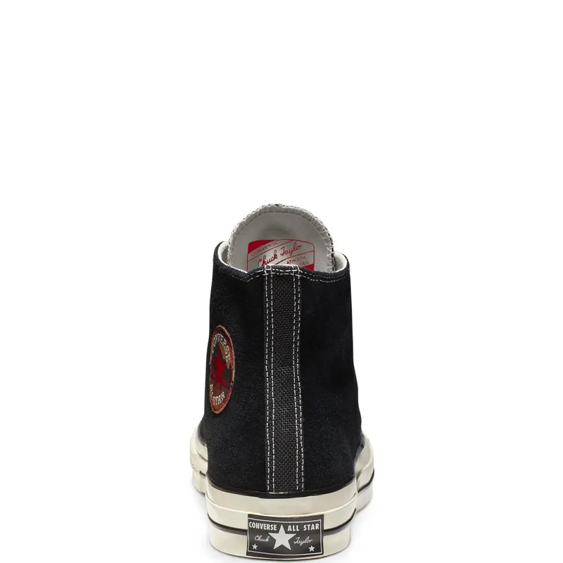 Converse Chuck Taylor All-Star 70s Hi Suede Pack Black Black/Black-Egret (162373C)