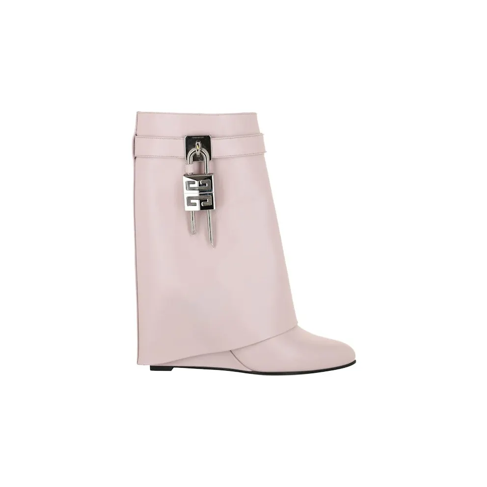 Givenchy Shark Lock Ankle Boots Light Pink (BE603K-E0YP-681)
