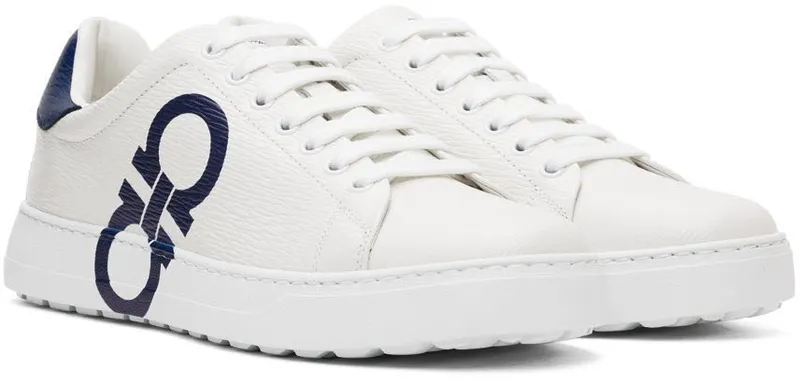 Salvatore Ferragamo White Gancini (753086 020489009)