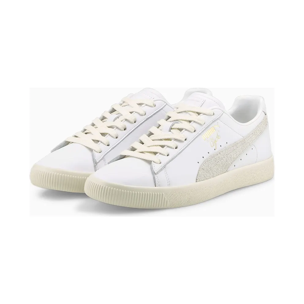 Puma Clyde Base Gold/White (390091-01)