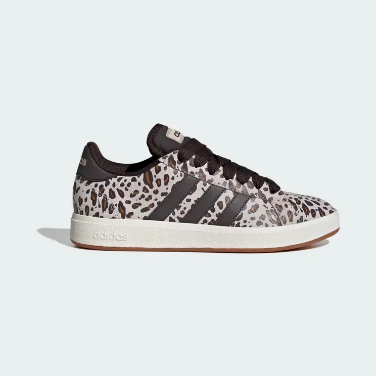 adidas Grand Court Base 00s “Crystal Linen / Aurora Coffee / Core White” (KI3331)