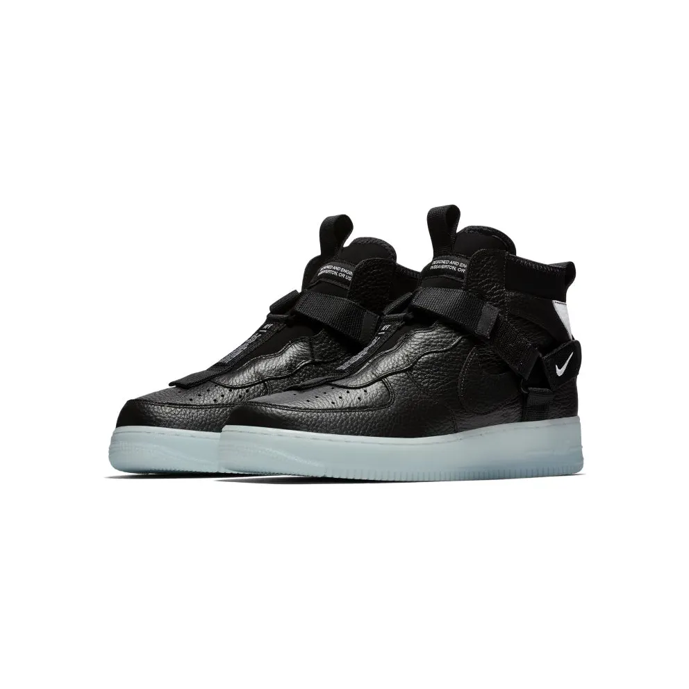 Nike Air Force 1 Mid Utility Black Half Blue Black/Half Blue-White (AQ9758-001)